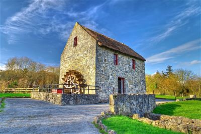 Wassermühle im Bunratty Folk Park